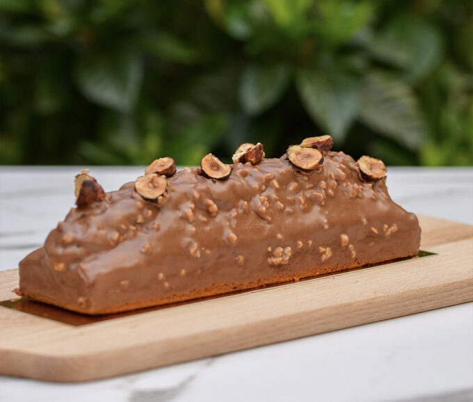 Cake Chocolat Gianduja Praline - Théo Chereau Pâtisserie