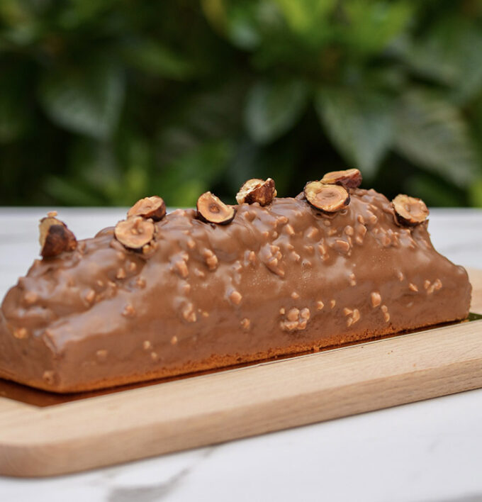 Cake Chocolat Gianduja Praline - Théo Chereau Pâtisserie