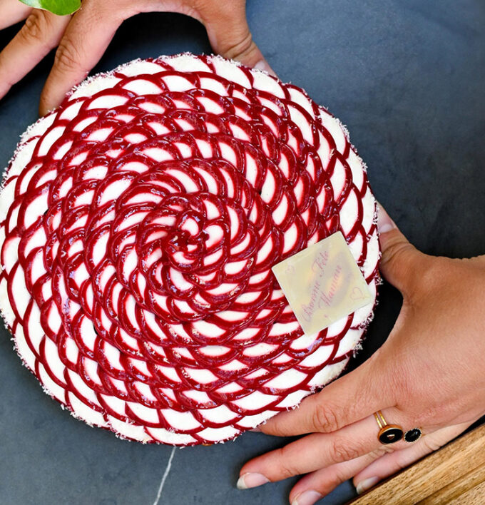 Fleur de framboise à partager - Théo Chereau Pâtisserie - La Rochelle