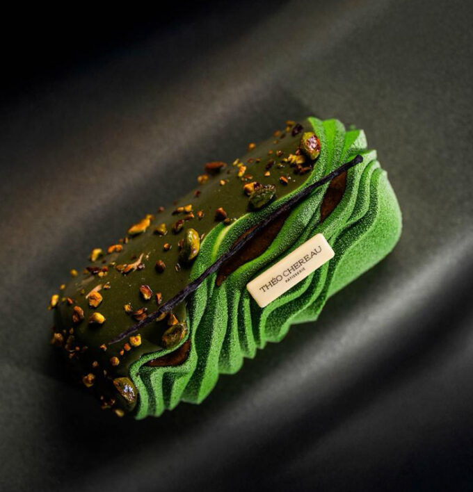 Buche Pistache - Théo Chereau Pâtisserie - La Rochelle