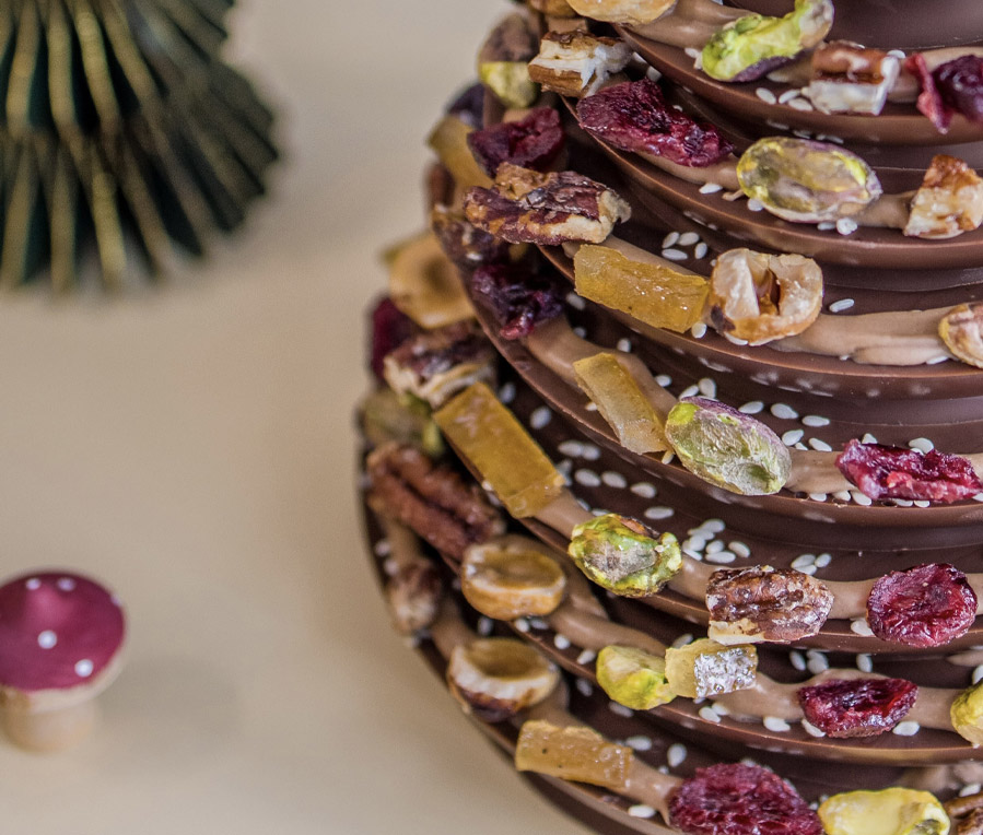 Sapin mendiants - Théo Chereau Pâtisserie - La Rochelle