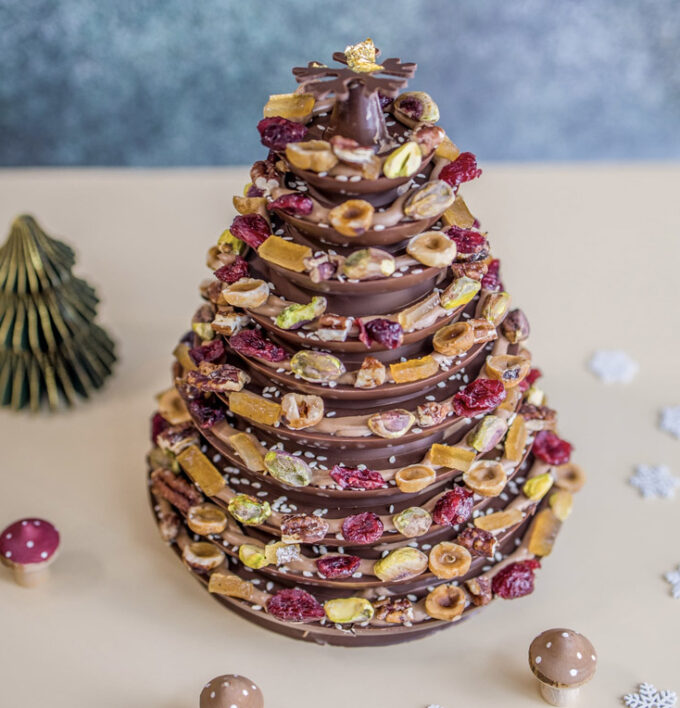 Sapin mendiants - Théo Chereau Pâtisserie - La Rochelle