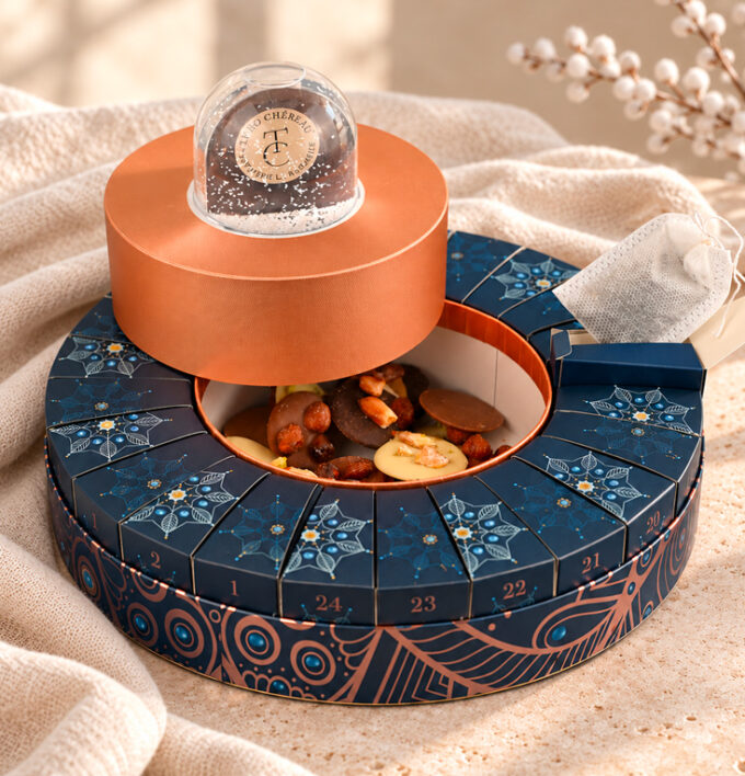 Calendrier de l'avent chocolats et thé - Théo Chereau Pâtisserie - La Rochelle