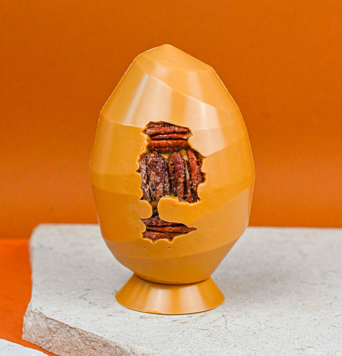 Oeuf de Pâques Dulcey Pecan - Théo Chereau Pâtisserie - La Rochelle